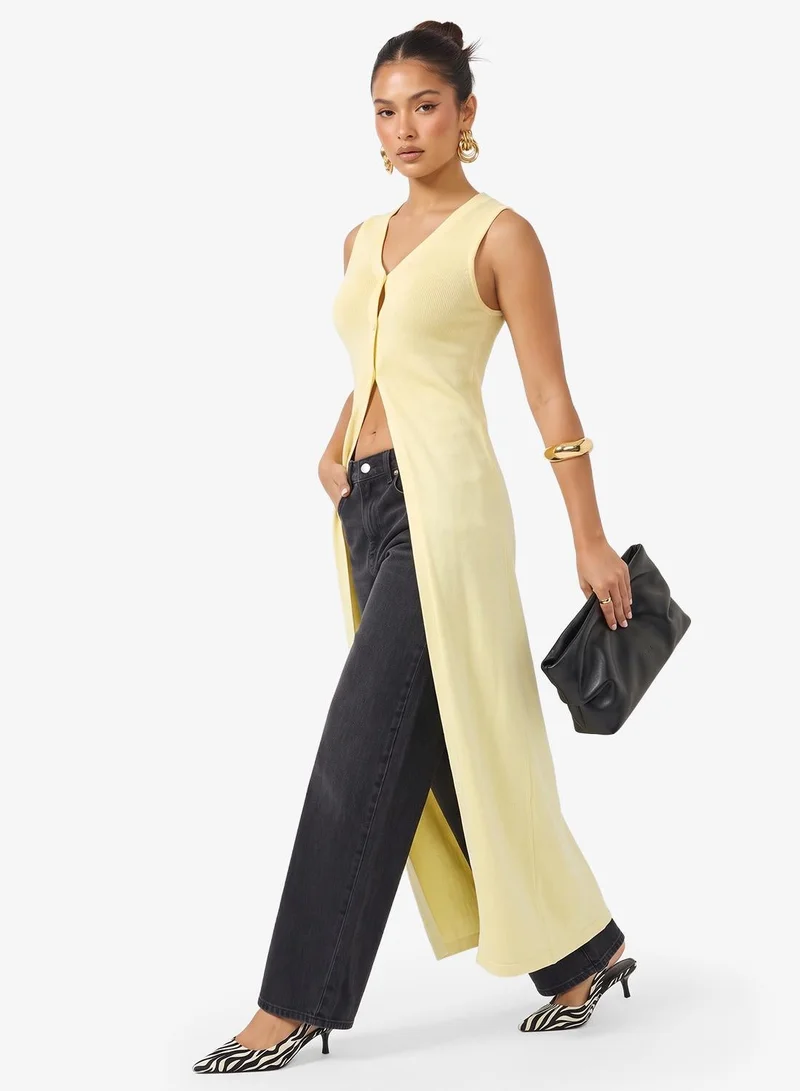 Ginger Button Down Maxi Cardigan