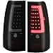 MOCW Updated LED Tail Light Assembly for 2003 2004 2005 2006 Chevy Silverado 1500 2500 3500 GMC Sierra 1500 2500HD 3500Smoke Black LED Rear Brake LampsDriver Passenger Side - Image 2