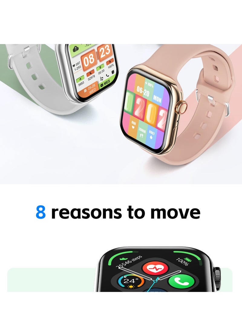 General Smartwatch for Android iPhone [49mm], Bluetooth Calling, 120+ Sports Modes Fitness Tracker, Heart Rate/Health/Sleep Monitor, Steps Calorie Counter, Waterproof Smartwatch, Unisex  - Image 3