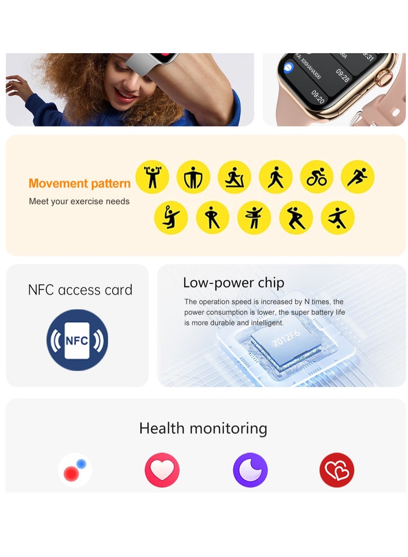 General Smartwatch for Android iPhone [49mm], Bluetooth Calling, 120+ Sports Modes Fitness Tracker, Heart Rate/Health/Sleep Monitor, Steps Calorie Counter, Waterproof Smartwatch, Unisex  - Image 5