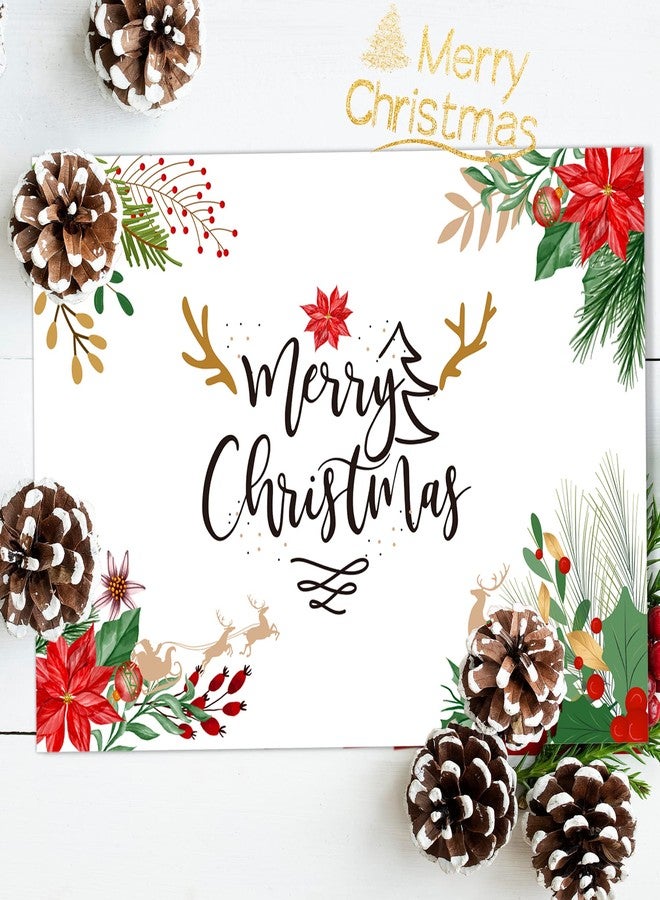 Animsco Christmas Disposable Paper Placemats 36pcs Winter Placemats for Kids Painting Coloring Family Dining Table Mats Xmas Holiday Table Decorations Disposable Placemat - Image 3