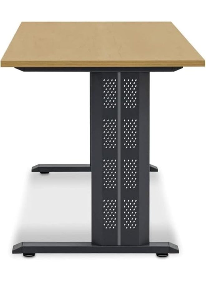 ELSultan Ali Metal Computer Desk with Steel Frame& Adjustable Glides - Image 3