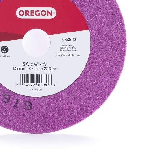 Oregon OR534-18A Grinding Wheel, 5-3/4-Inch by 1/8-Inch,Purple - Image 3