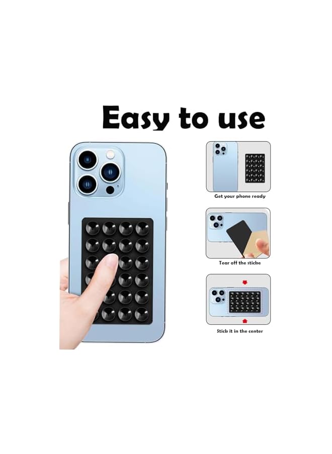 Green Tiger حامل هاتف شفط 10 قطع، ملحقات هاتف سيليكون، حامل موبايل أوكتوبادي للسيارة، قبضة هاتف لصور سيلفي بدون استخدام اليدين، فيديوهات صالة الألعاب الرياضية، السفر ودروس المكياج - Image 5