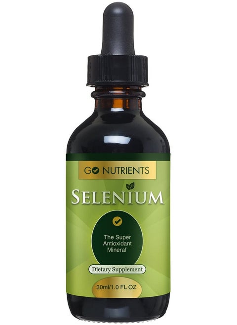 Selenium 200 Mcg Supplement Yeastfree Liquid Drops Selenium Drops Herbal Supplements With Trace Mineral Selenium And Purified Water Selenium Liquid 1.0 Oz Bottle