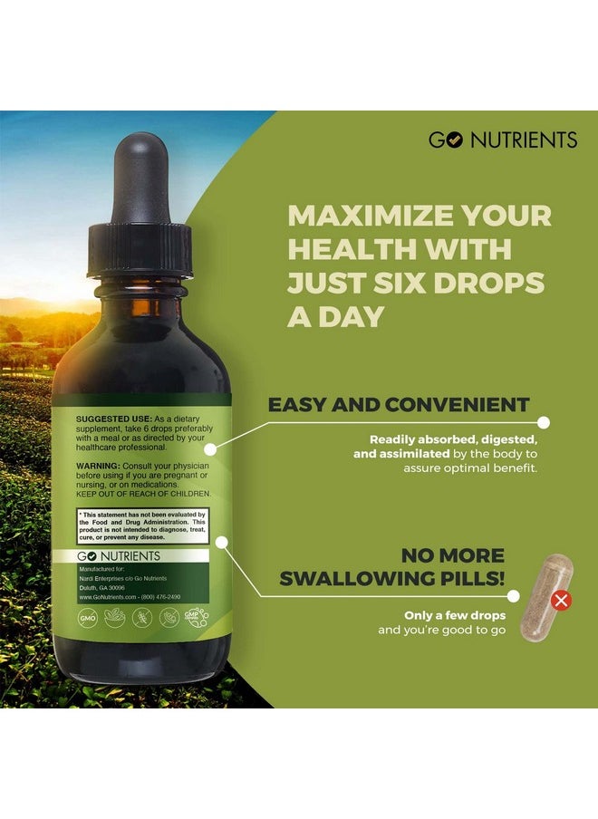 Go Nutrients - Selenium 200 Mcg Supplement Yeastfree Liquid Drops Selenium Drops Herbal Supplements With Trace Mineral Selenium And Purified Water Selenium Liquid 1.0 Oz Bottle - Image 1