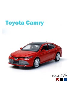 MSZ Toyota Camry 1:34 With Pull Back Simulation Sound Light Doors Opened Collectible Kids Toys  - Image 3