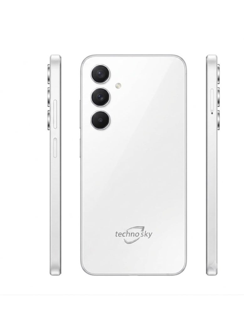  تكنو سكاي هاتف ذكي techno sky A58 5G كاميرا ثلاثية بطارية 5500 مللي أمبير ابيض - Image 2