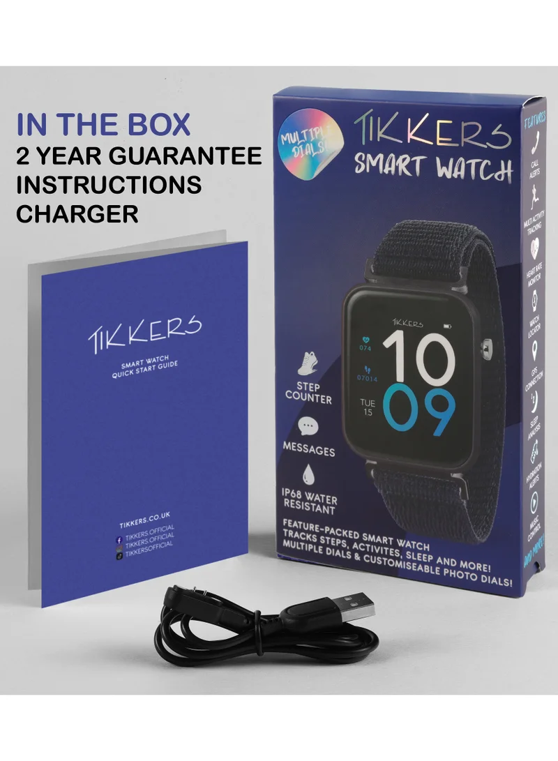 Tikkers Tikkers Smart Series 13 Navy Riptape Strap Smart watch