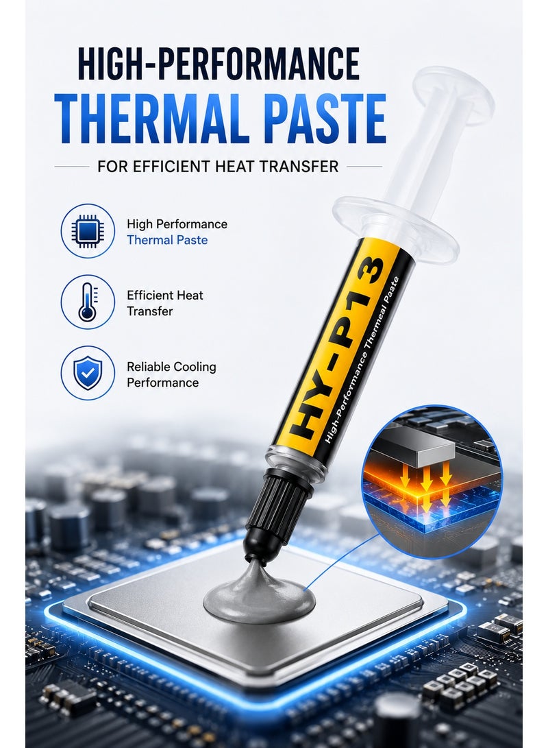 Halnziye Thermal Paste 0.5G High Performance Thermal Compound for CPU GPU Heatsink Cooling Paste - Image 4