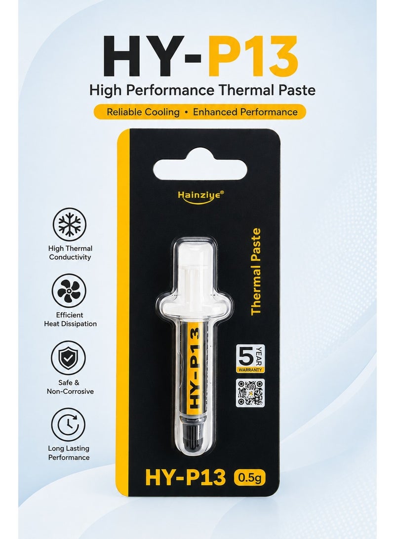 Halnziye Thermal Paste 0.5G High Performance Thermal Compound for CPU GPU Heatsink Cooling Paste - Image 5
