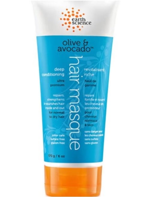 Olive And Avocado Deep Conditioning Hair Masque 170g