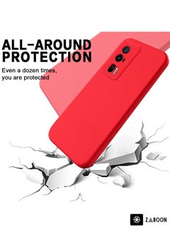 Generic Protective Case For Xiaomi Poco F5 Pro 5G Pure Color Liquid Silicone Shockproof  - Image 4