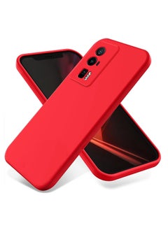 Generic Protective Case For Xiaomi Poco F5 Pro 5G Pure Color Liquid Silicone Shockproof  - Image 1