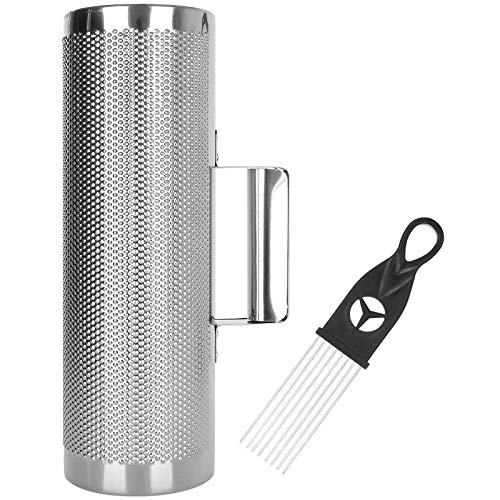 SENENQU 12" x 4" Metal Guiro Instrument with Scraper, Stainless Steel Guiro Shaker, Shaker Musical Instruments, 12" 4" Latin Percussion Instrument Musical Training Tool - Image 1