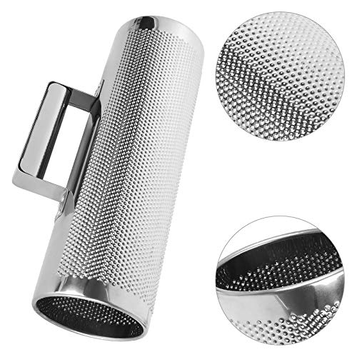 SENENQU 12" x 4" Metal Guiro Instrument with Scraper, Stainless Steel Guiro Shaker, Shaker Musical Instruments, 12" 4" Latin Percussion Instrument Musical Training Tool - Image 3