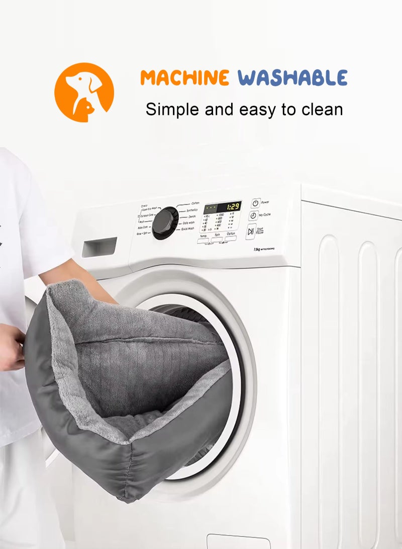 URbazaar Large Dog Bed, Super Soft Dog Bed Mattress, Washable Pads Room, 70 * 55cm Soft Plush Faux Fur Rectangle Sleeping Pet Bed, All Season Self Warming and Breathable Non-Slip Pet Bed - Image 4