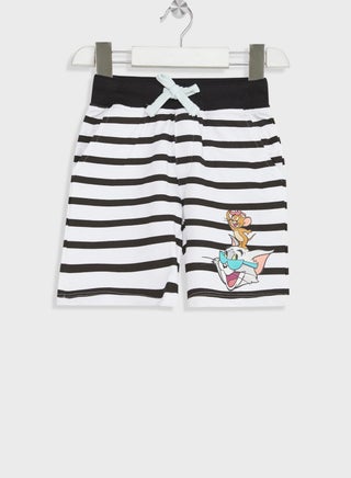 Tom N Jerry Stripe Shorts