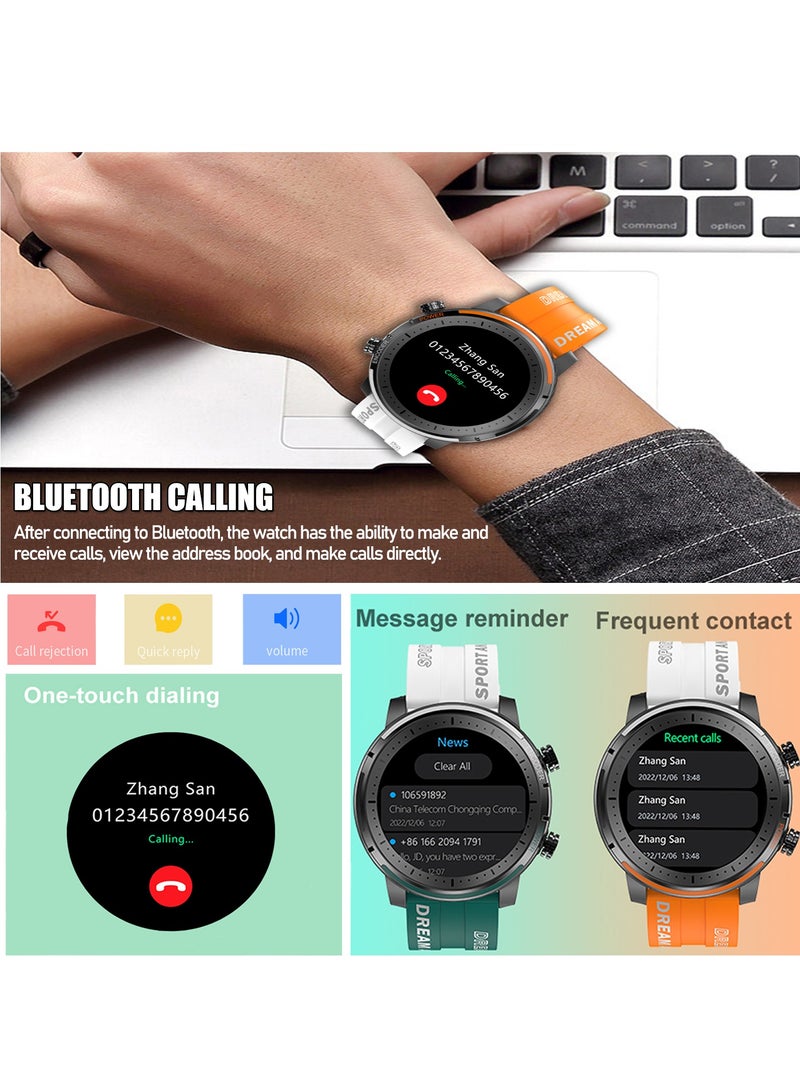 RollsTimi  Smart Watch for Women Men,Fitness Tracker with Bluetooth Smartwatch for Android IOS,Activity Tracker with Heart Rate Blood Pressure Pedometer Sports Watch - Image 2