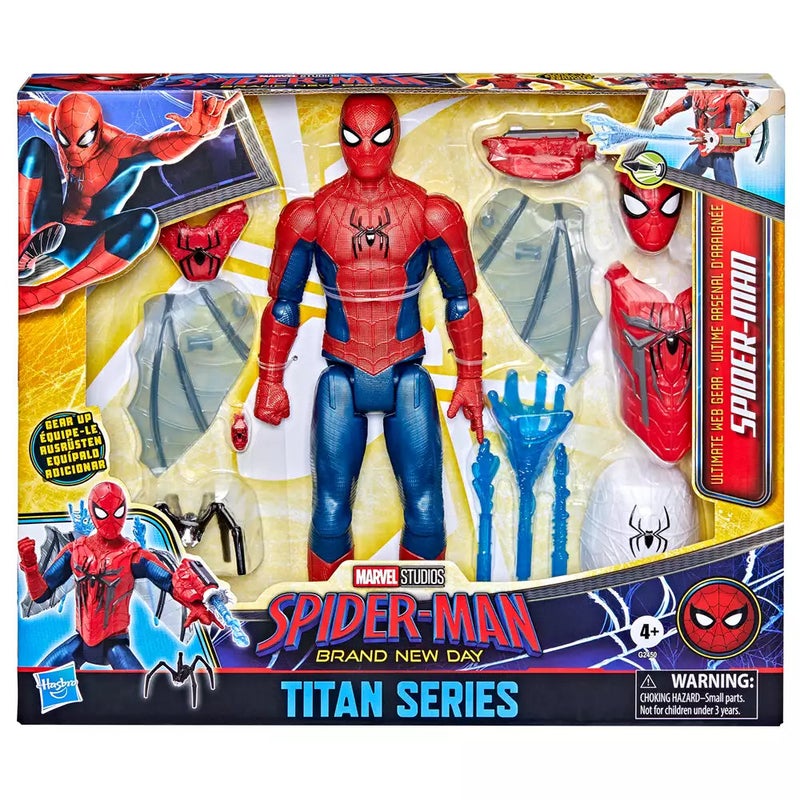 Marvel Spider-Man Brand New Day Titan Series Spider-Man Ultimate Web Gear Action Figure - Image 1
