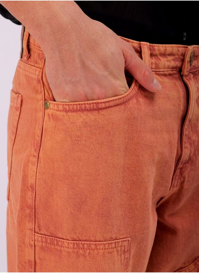 The Indian Garage Co Men Relaxed Straight Fit Patched Mid-Rise Jeans  - Image 5