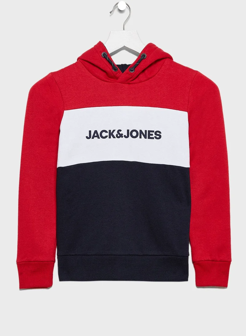 Jack & Jones Junior Kids Color Block Hoodie