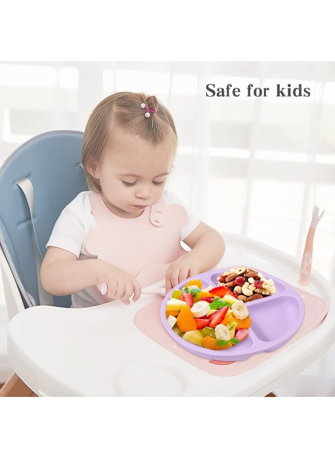Cibeat 3pcs Toddler Plates with Suction - Image 4
