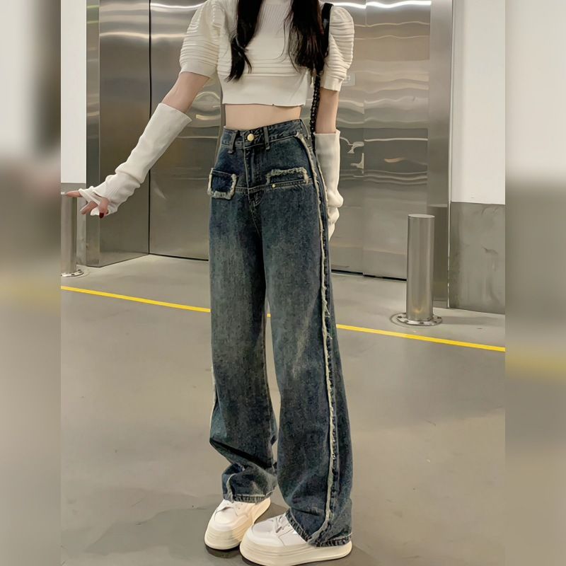 Vintage Classic European-American Design Daily Commute Jeans  Size_S - Image 1