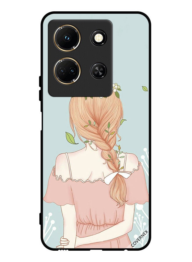 Covernex Protective Case Cover For Infinix Note 30 Standing Girl Looking Cute - Image 1