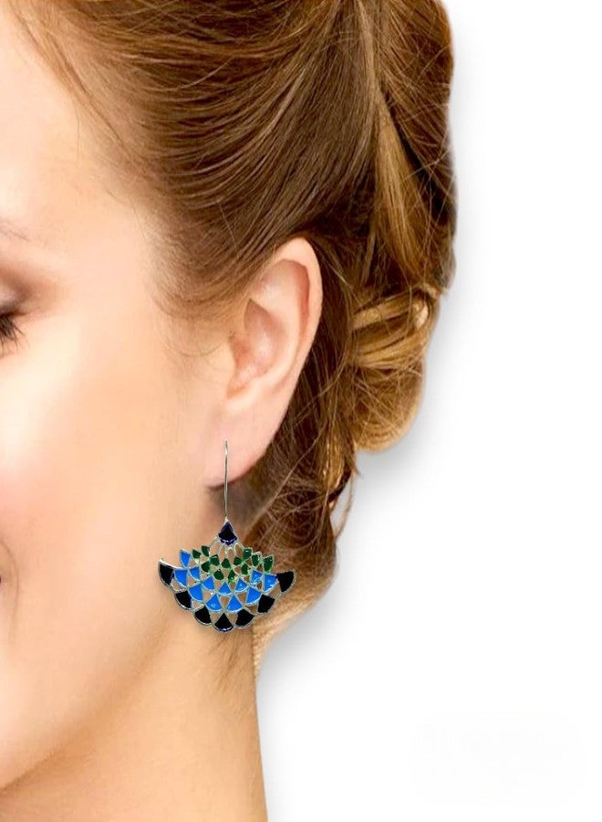 Elleva Drop Earrings For Women Western Earring For Girls Stylish Birthday Gift, Pack of 1 - Image 2