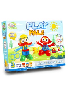 RMS Dough Play Pals – Creative Dough Playset For Kids – Includes 3 Tubs Of Dough, Dress-up Accessories, And Model Pieces  - Image 1