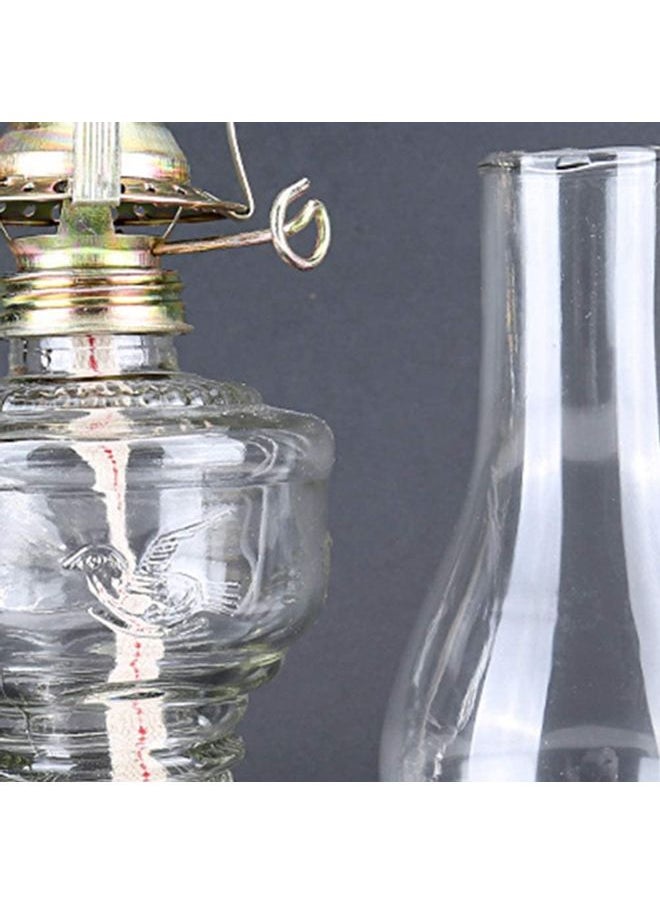 ماركة غير محددة - فانوس زيت كلاسيكي شفاف/ ذهبي 12.5x2.9بوصة - Image 1