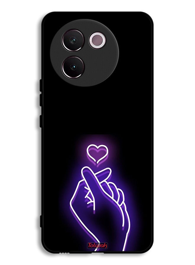 Tolwak Vivo V30e 5G Protective Case Cover Snap Small Heart - Image 1