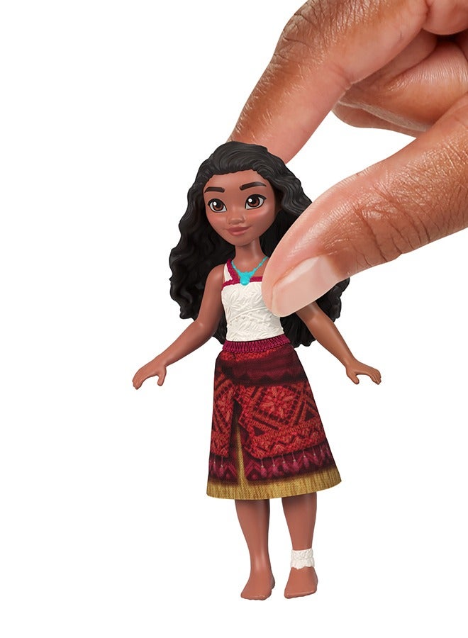 Disney Princess Moana 2 Toys, Moana & Maui Ocean Adventures 2-Pack with 2 Small Dolls & Hook Accessory, Inspired by the Movie - Image 5
