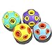 SCHITEC Dog Balls with Bell Sound 4 Pack Rubber Bouncy Fetch Ball for Puppies Small Dogs 2 Interactive Pet Chew Toys - Image 3
