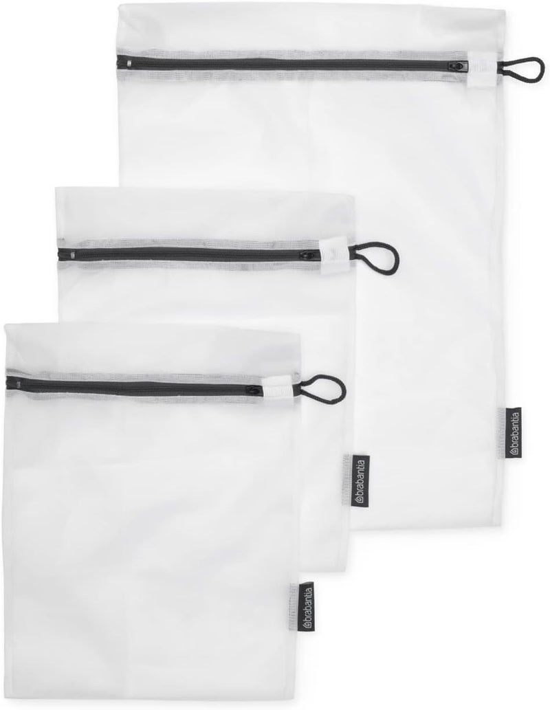 brabantia برابانتيا ميش زيپ آب لاندرى باجز فور واشينج ماشين ديلكاتس, 3 باك, وايت - Image 1