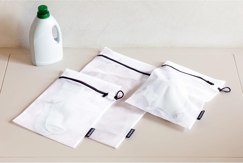 brabantia برابانتيا ميش زيپ آب لاندرى باجز فور واشينج ماشين ديلكاتس, 3 باك, وايت - Image 5