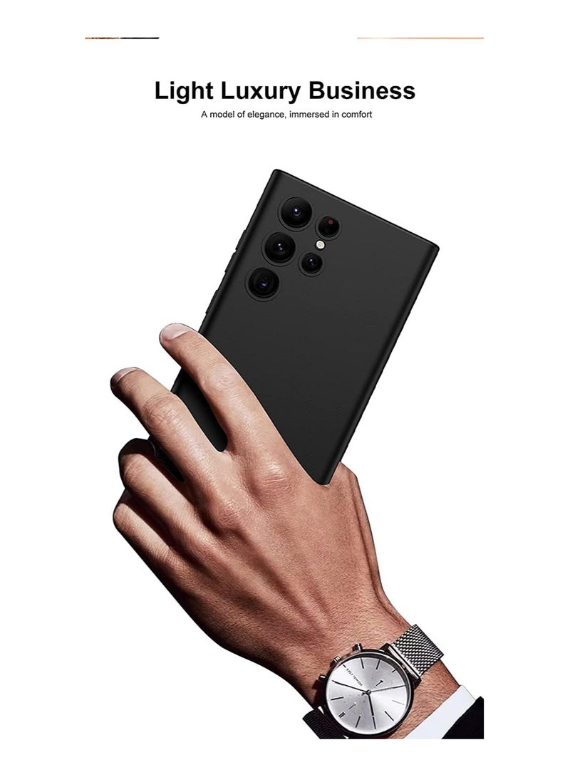 ELTRAZONE ELTERAZONE Compatible for S22 Ultra Case, Skin Touch Silicone Gel Rubber, Soft, Sleek Protection, Slim Fit Full Body Shockproof Protective Phone Cover for Samsung Galaxy S22 Ultra (6.8 Inch) (Green) - Image 2