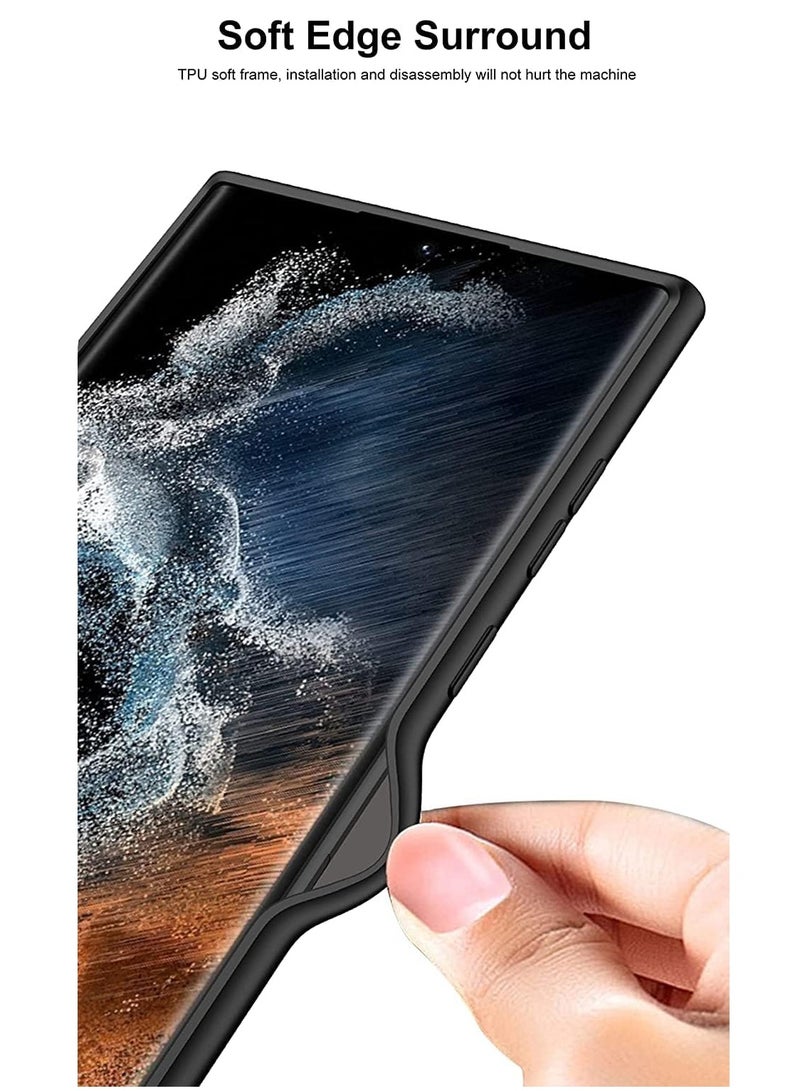 ELTRAZONE ELTERAZONE Compatible for S22 Ultra Case, Skin Touch Silicone Gel Rubber, Soft, Sleek Protection, Slim Fit Full Body Shockproof Protective Phone Cover for Samsung Galaxy S22 Ultra (6.8 Inch) (Green) - Image 4