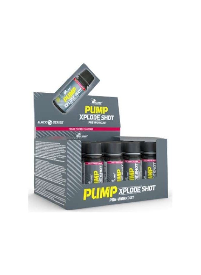 Olimp Pump Xplode Shot Fruit Punch Flavor 60ml Pack of 20 - Image 1