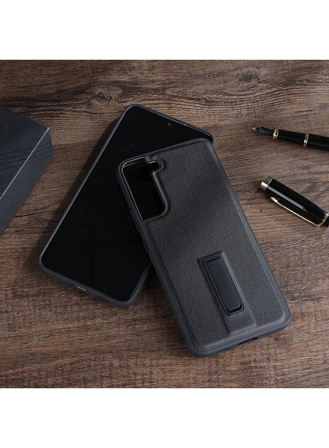 erorex Case For Samsung Galaxy S23+ 5G PU Cover Metal Holder Phone Case - Image 3