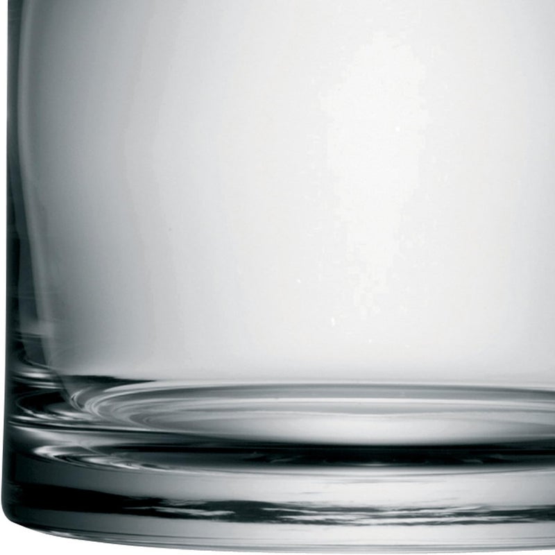LSA Clear Glass Column Vase/Candleholder Modern Home & Event Decor (H40 xW30 xL30cm), Made in Poland - Image 3
