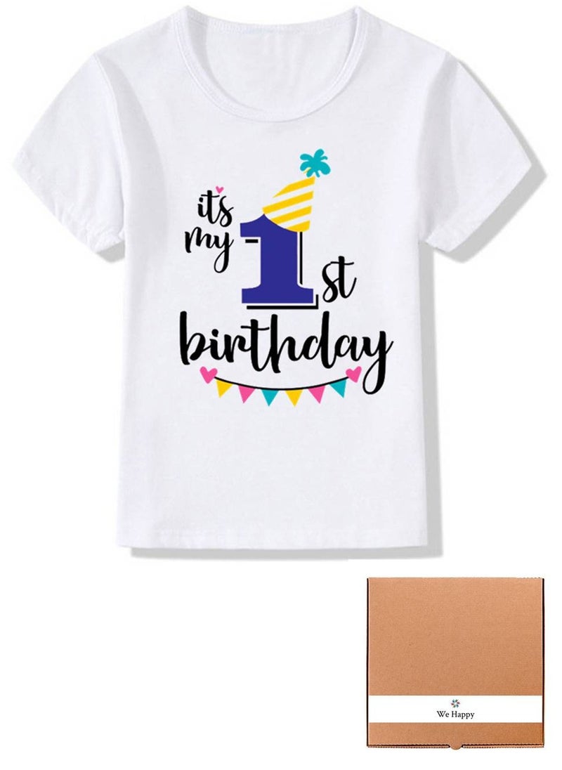 We Happy Its My Birthday Boys and Girls Party Costume T-shirt  - Image 1