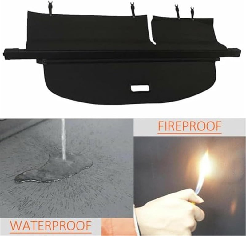 DEMULAX Retractable Luggage Shade Shield for Jeep Cherokee - Image 4