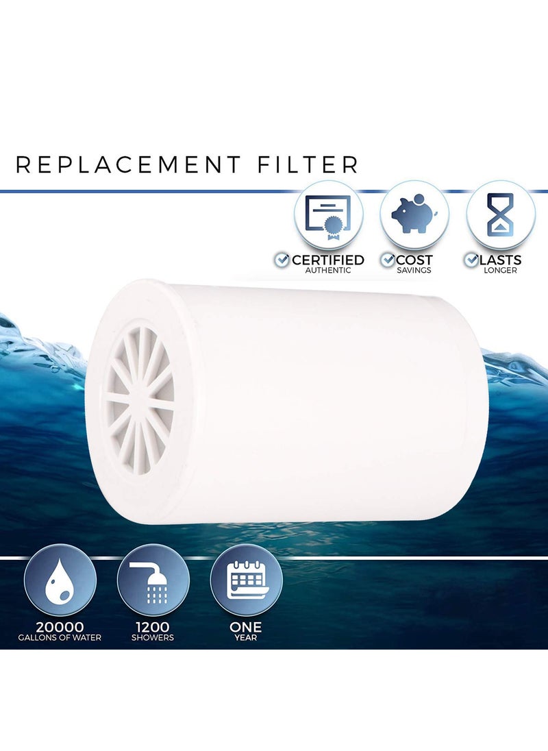 ORILEY ORILEY Advanced Shower Filter Tap Water Replaceable Filter with 15 Stage of Rejuvenation Catridge Only 1 Pc  - Image 3