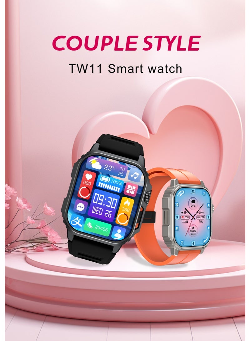 ساعة ذكية لتتبع اللياقة البدنية للجنسين: تدعم الاتصال عبر البلوتوث، شاشة 1.75 بوصة، أكثر من 100 وضع رياضي، متتبع اللياقة البدنية والنوم، مراقب معدل ضربات القلب، مساعد صحة المزاج، عمر بطارية طويل، عداد الخطوات، مقاومة للماء IP67، متوافقة مع أنظمة iOS وAndroid، رمادي. - Image 4