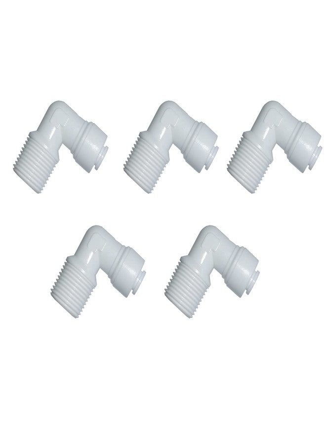 YZMSZ YZM Quick Connect fittings RO Water Filters (5, Elbow, 3/8" Male x 1/4" OD tube) - Image 1