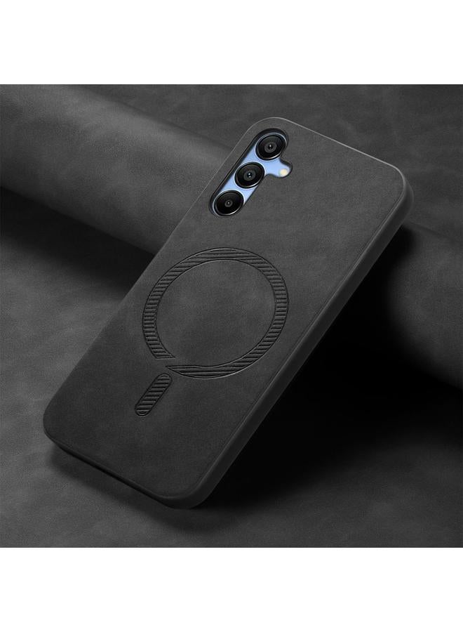 اس-توب جراب لهاتف Samsung Galaxy A15 بلون سادة ريترو ماجسيف غطاء خلفي من البولي يوريثان - Image 2