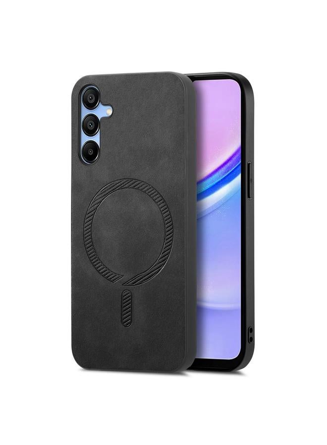 اس-توب جراب لهاتف Samsung Galaxy A15 بلون سادة ريترو ماجسيف غطاء خلفي من البولي يوريثان - Image 1