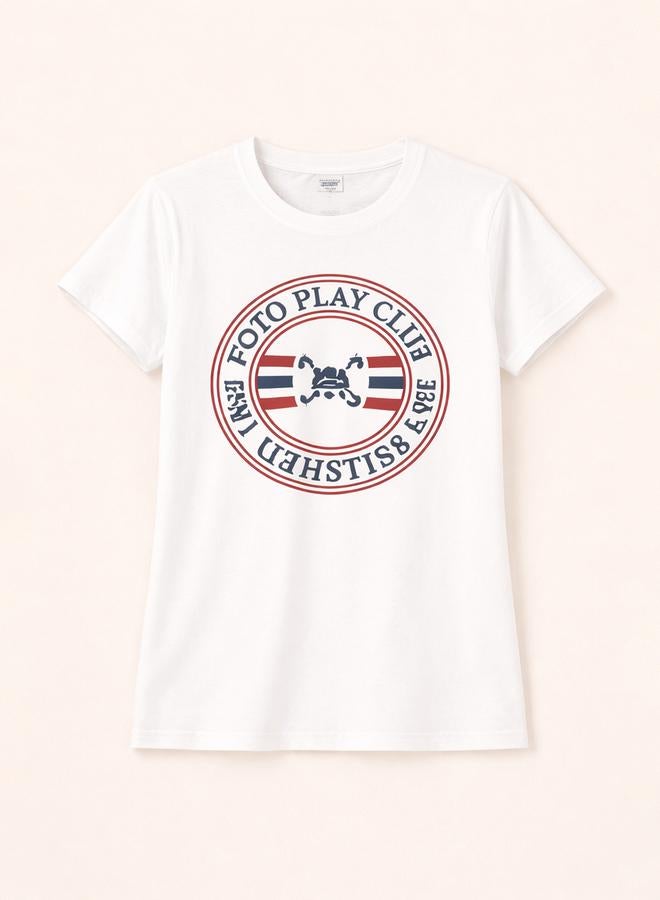 Polo Play Teen Girls Logo Print T-Shirt - Image 4